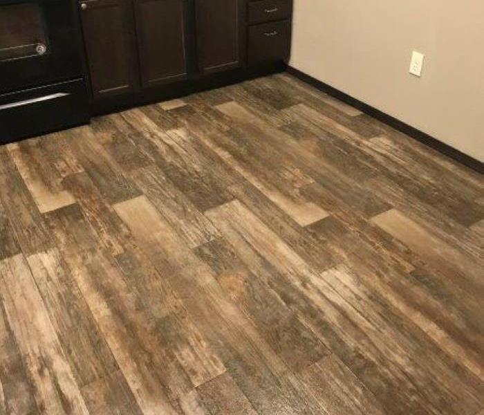 Dry wood floor